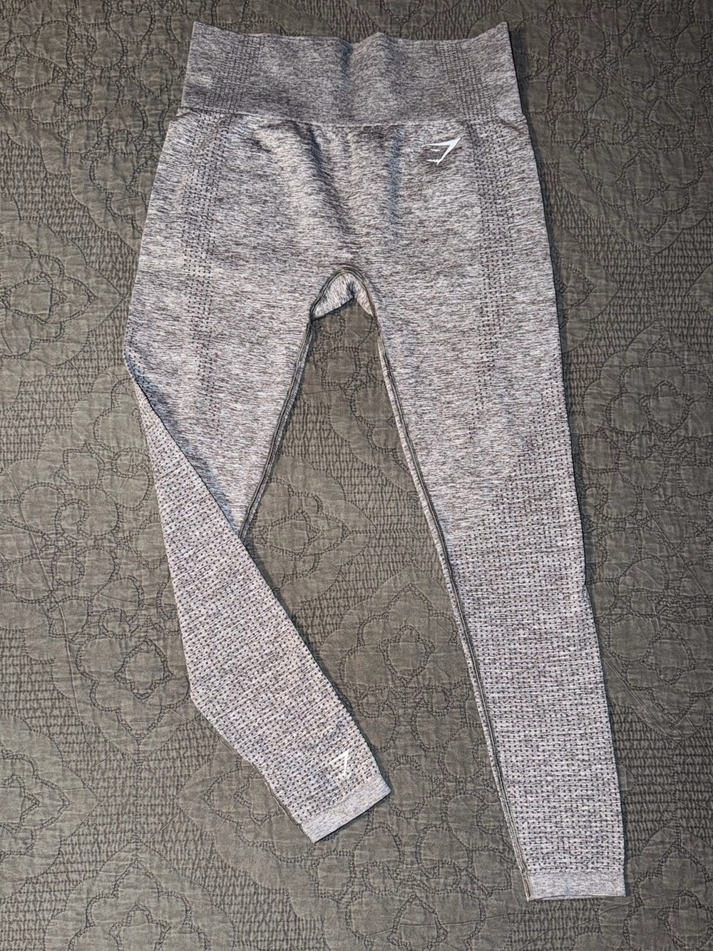 Gymshark Vital Seamless Compression Leggings Women's Size-M Heather Gray